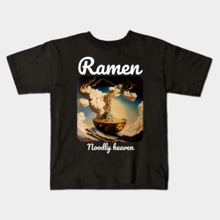 Ramen - Noodly Heaven v2 Kids T-Shirt